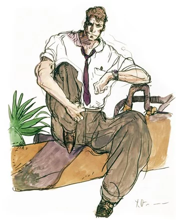 Yoshitaka Amano — Le voyageur solitaire — Front Mission