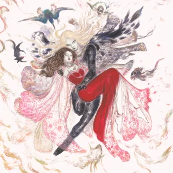 Yoshitaka Amano — Étreinte éthérée et souffle du vent