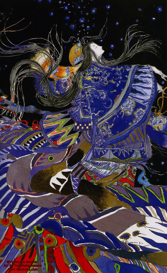 Yoshitaka Amano — The Tale of Genji Under the Stars — The Tale of Genji