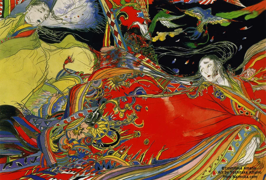 Yoshitaka Amano — La Dame et le Songe Éternel — The Tale of Genji