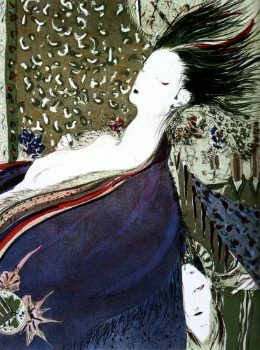 Yoshitaka Amano — La Belle Endormie de Genji — The Tale of Genji