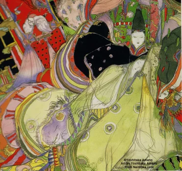 Yoshitaka Amano — The Tale of Genji 02