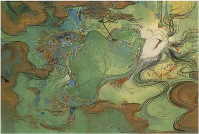 Yoshitaka Amano — The Tale of Genji 19