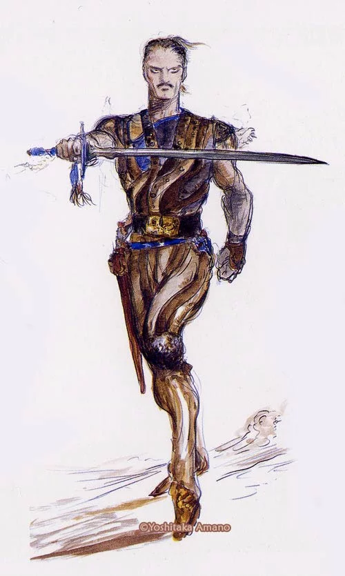 Yoshitaka Amano — The Kartia Warrior — Kartia