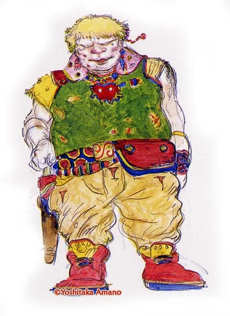 Yoshitaka Amano — Guerrier étrange — Kartia
