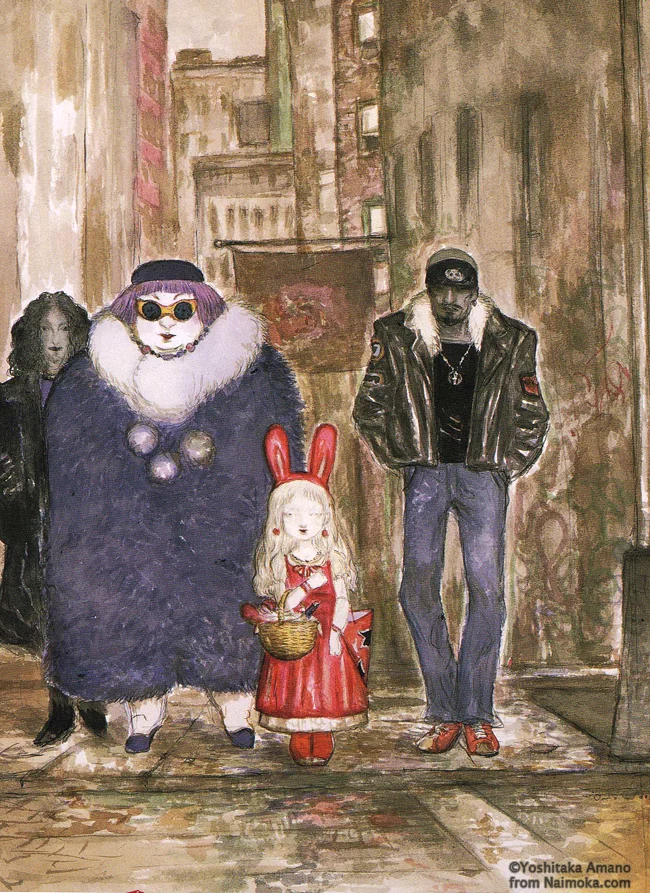 Yoshitaka Amano — Les Marchands de Rêves Urbains — Marchen