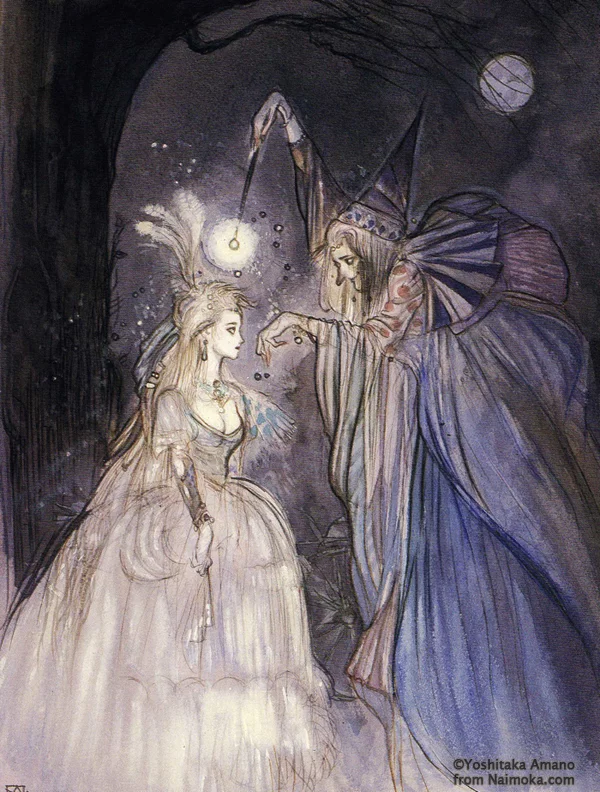 Yoshitaka Amano — La Révélation Lunaire — Marchen
