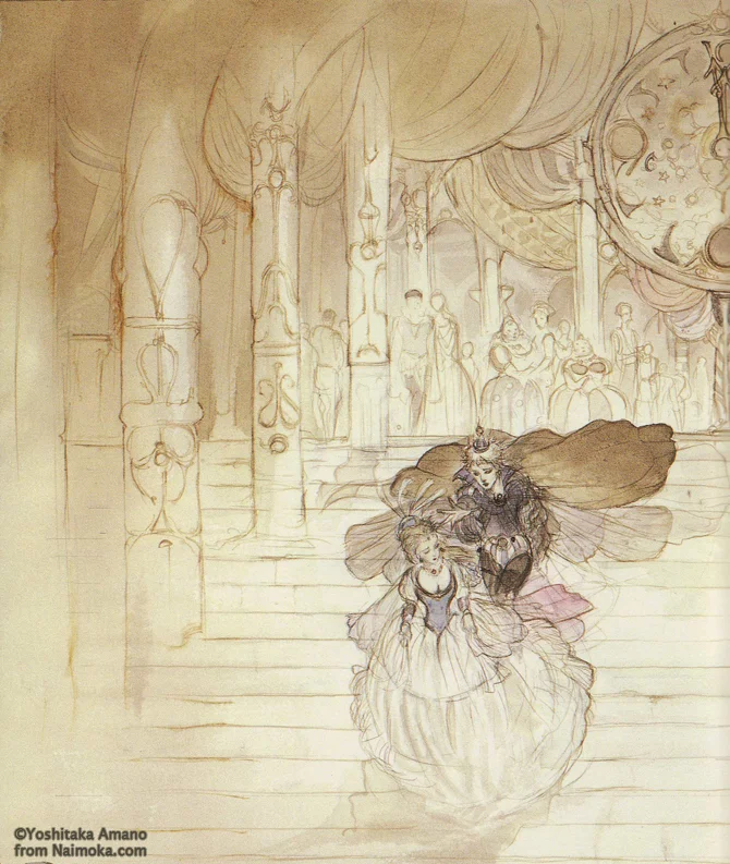 Yoshitaka Amano — The Eternal Moon Lady — Marchen