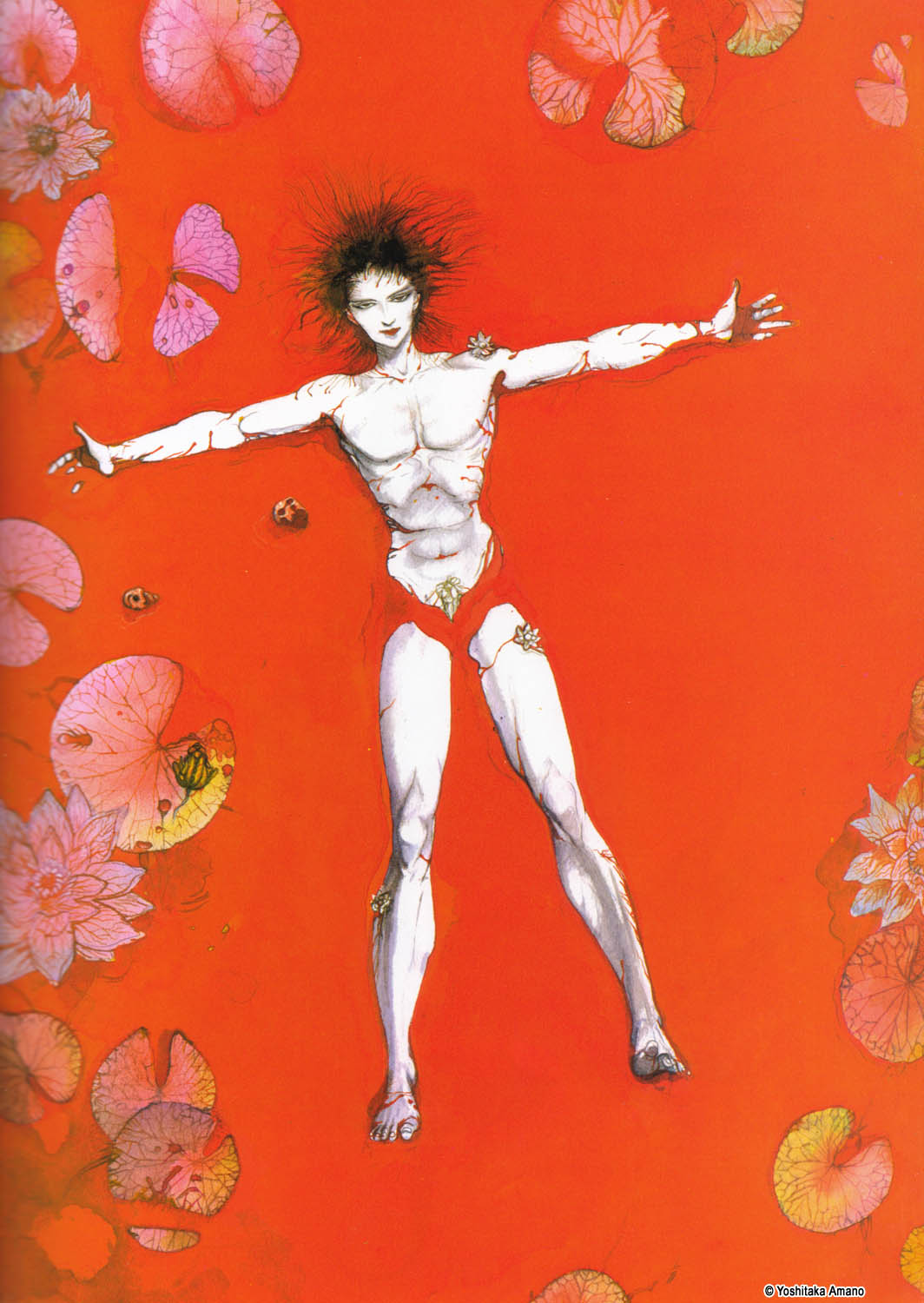 Yoshitaka Amano — Danseur de fleurs écarlates — Maten