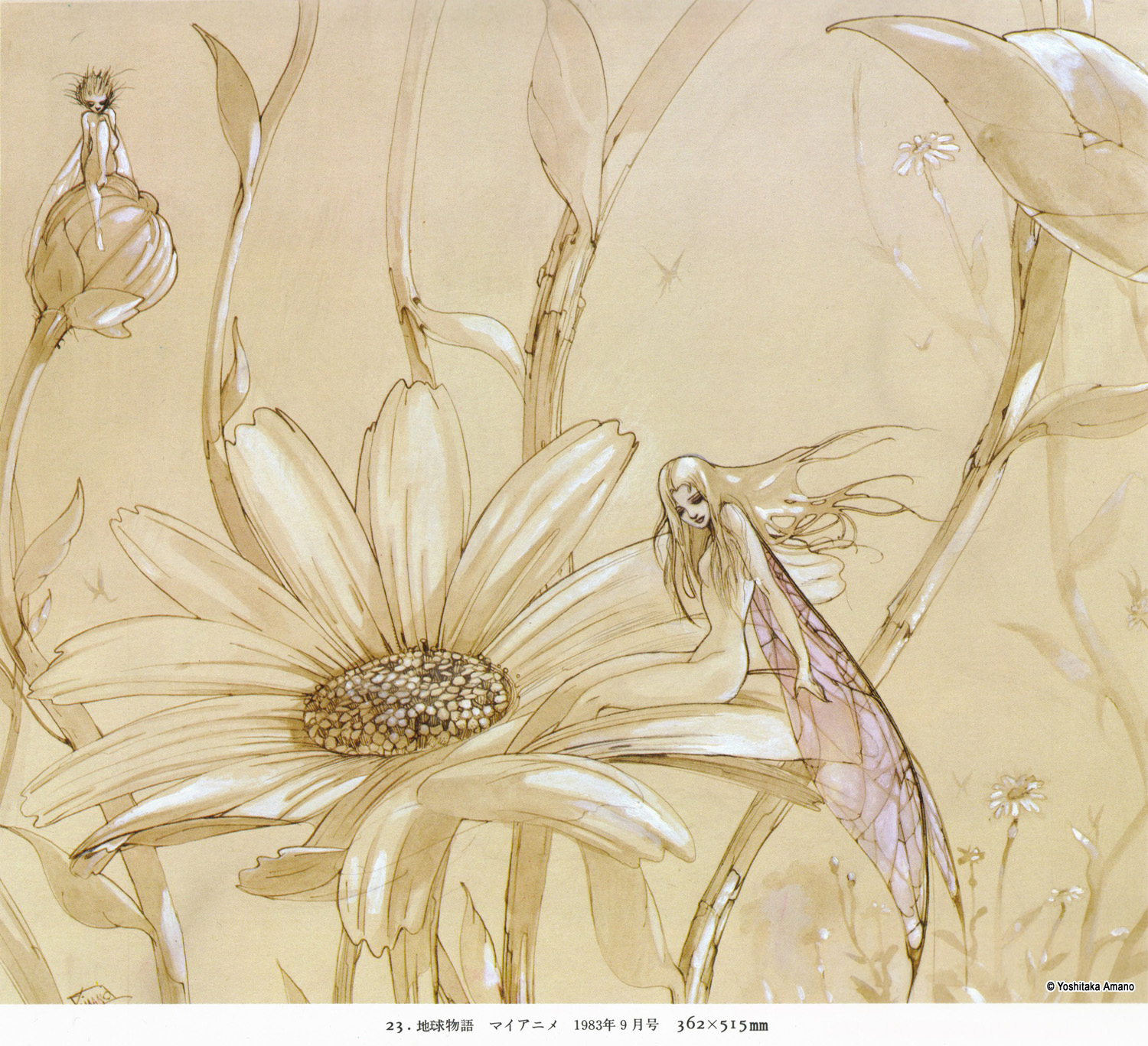 Yoshitaka Amano — Ephemeral Dream Flower — Maten