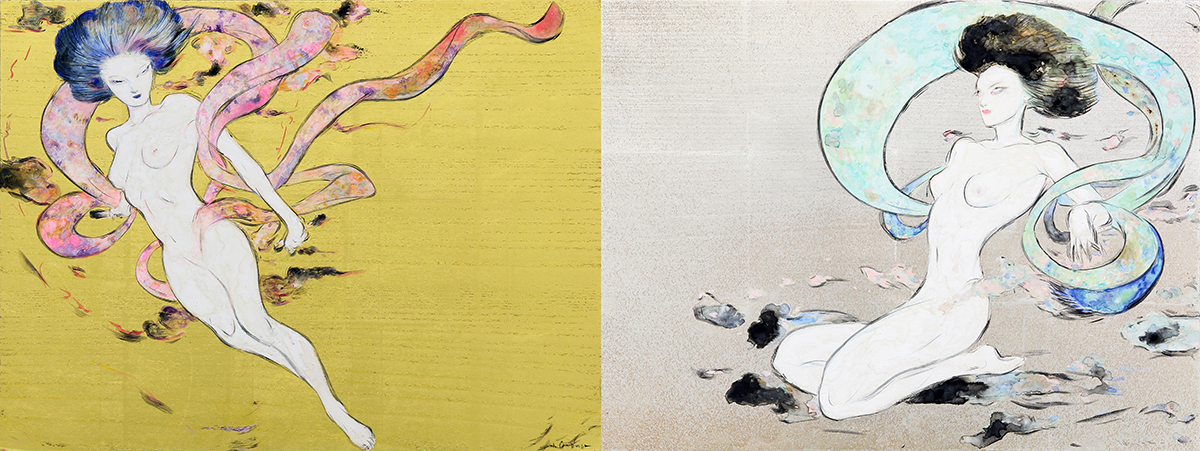 Yoshitaka Amano — Danseuses cosmiques — Mizuna