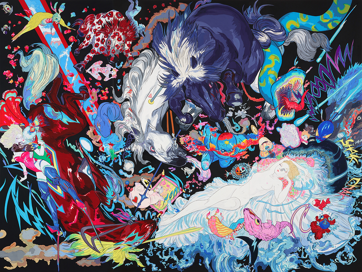 Yoshitaka Amano — Mizuna, le chaos mythique — Mizuna