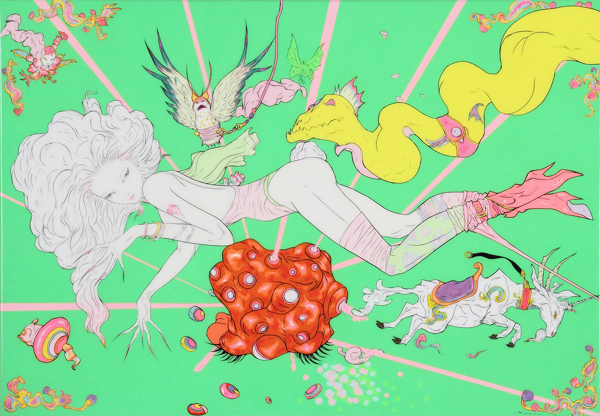 Yoshitaka Amano — La chute dans l'irréel — Mizuna