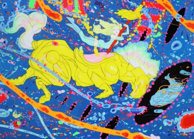 Yoshitaka Amano — Cheval céleste et cavalière