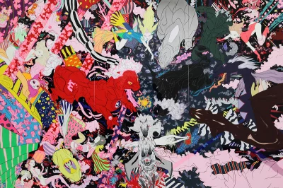 Yoshitaka Amano — Mizuna, tourbillon de créatures
