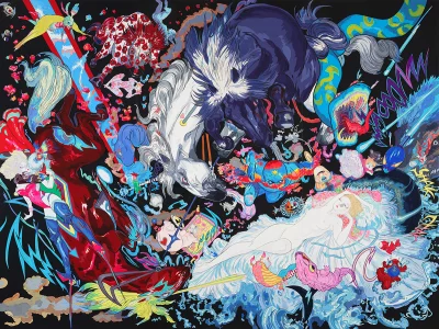 Yoshitaka Amano — Mizuna, le chaos mythique