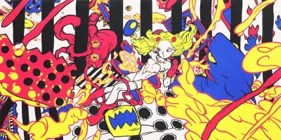 Yoshitaka Amano — La danseuse et les monstres marins