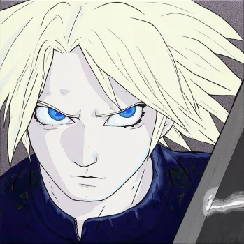Yoshitaka Amano — Nuage de Final Fantasy VII