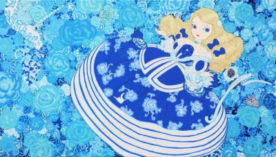 Yoshitaka Amano — La Princesse Bleue de Mizuna