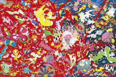 Yoshitaka Amano — Microcosme de jeunes filles et d'insectes