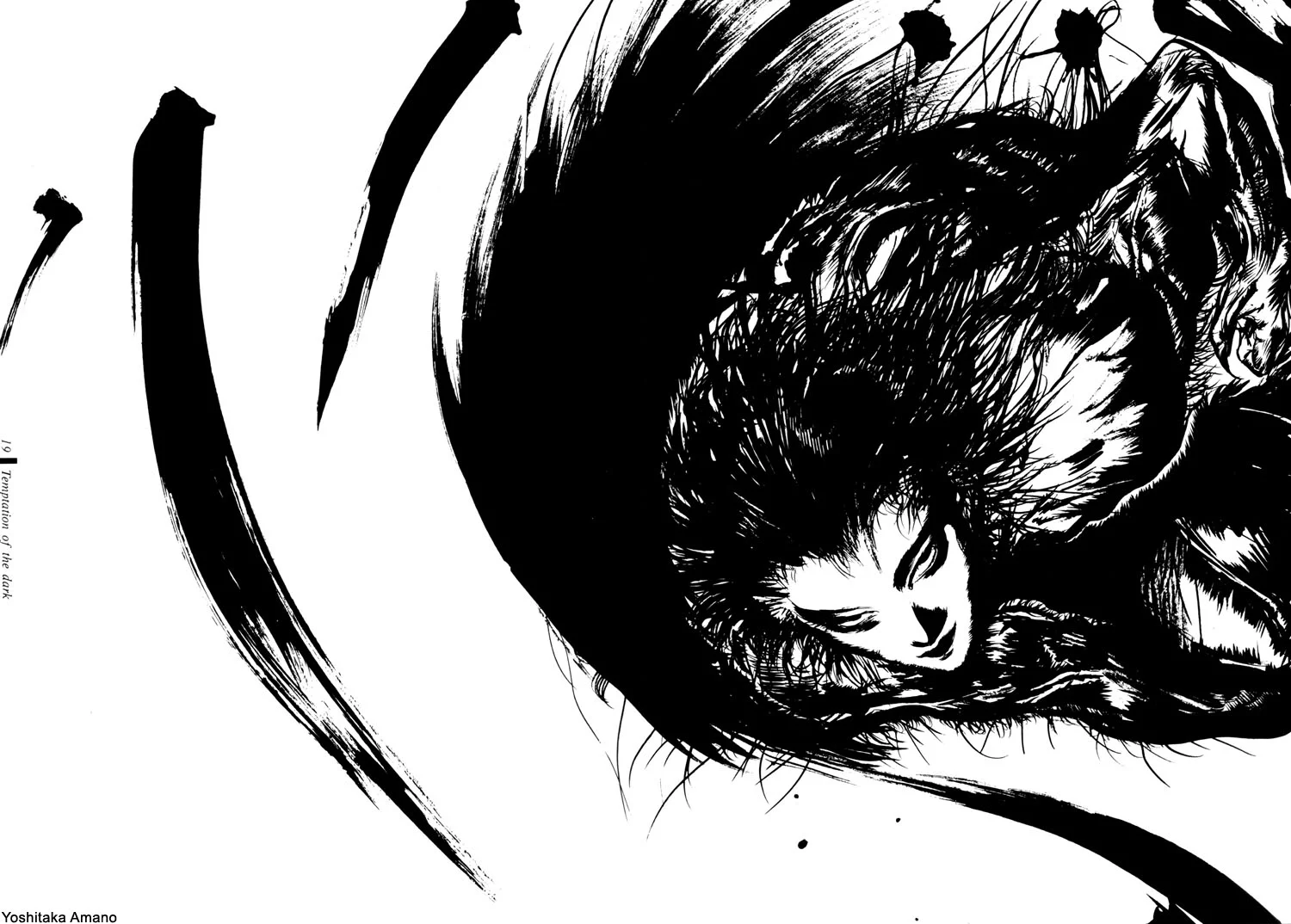 Yoshitaka Amano — The Fall of Shadow — Mono 2