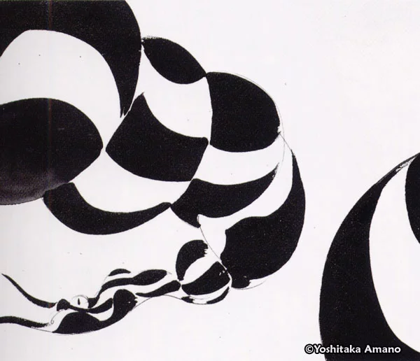 Yoshitaka Amano — Moving Spheres — New York Sketch