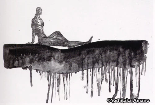 Yoshitaka Amano — New York Sketch 09 — New York Sketch