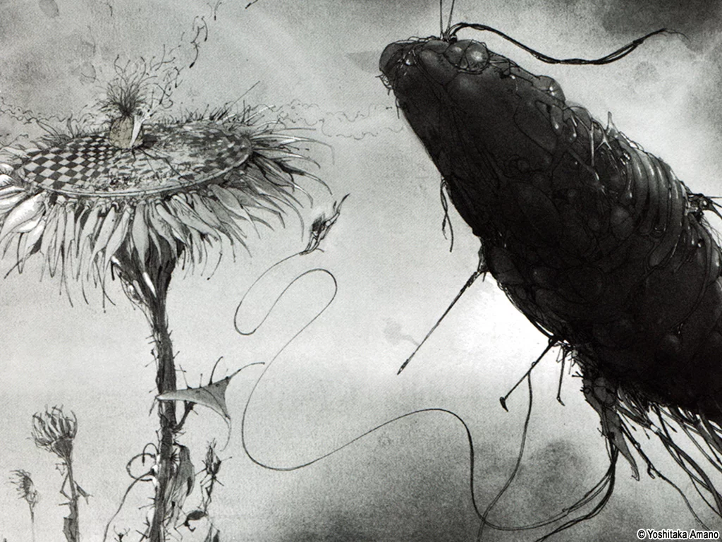 Yoshitaka Amano — Black & White 05 — Black & White
