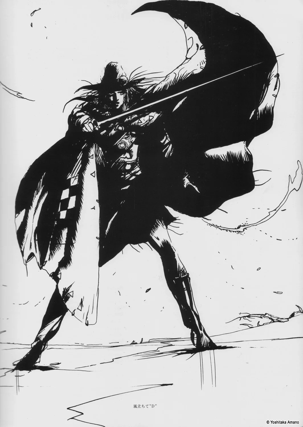 Yoshitaka Amano — Black & White 31 — Black & White