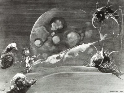 Yoshitaka Amano — The Dead Moon of Demons