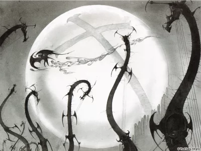 Yoshitaka Amano — Black & White 09