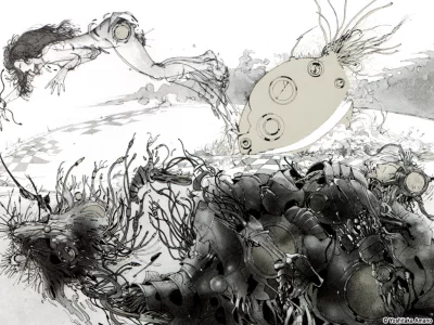 Yoshitaka Amano — Black & White 10