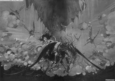 Yoshitaka Amano — Black & White 22