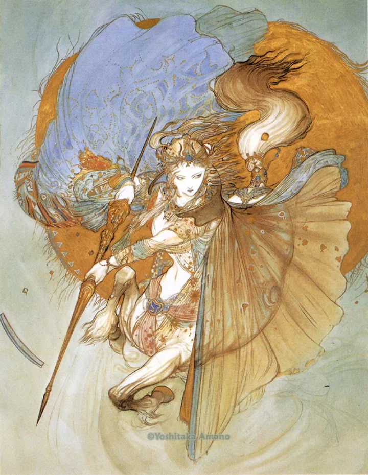 Yoshitaka Amano — The Heavenly Warrior — Shishioh