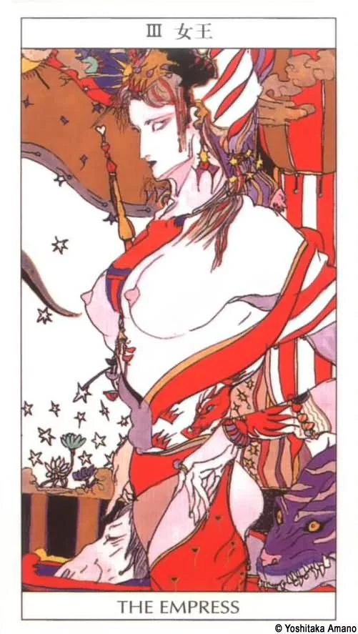 Yoshitaka Amano — The Empress — Tarot Game