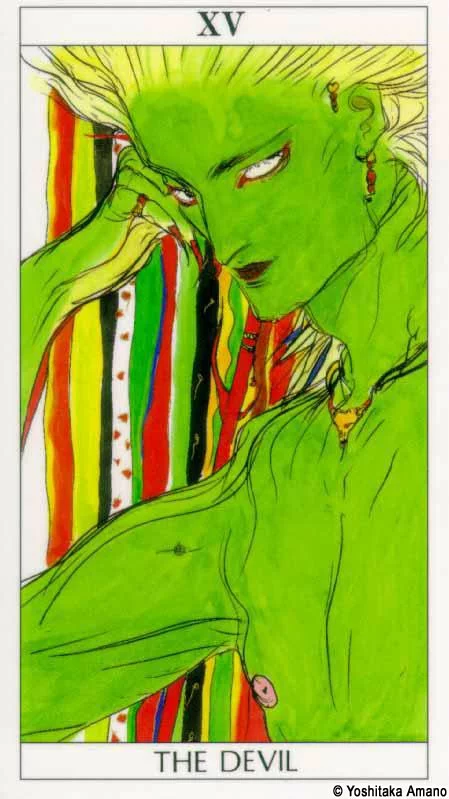 Yoshitaka Amano — The Devil — Tarot Game