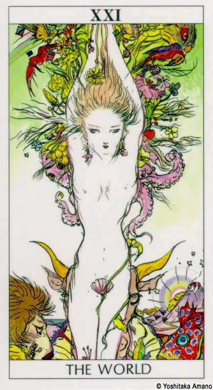 Yoshitaka Amano — Jeu de Tarot 14 — Jeu de Tarot