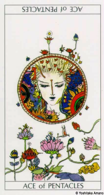 Yoshitaka Amano — Tarot Game 17 — Tarot Game