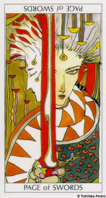 Yoshitaka Amano — Tarot Game 27 — Tarot Game