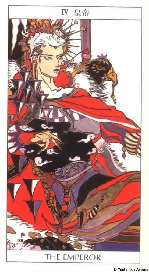 Yoshitaka Amano — The Emperor — Tarot Game
