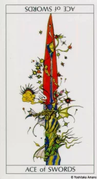 Yoshitaka Amano — Tarot Game 28