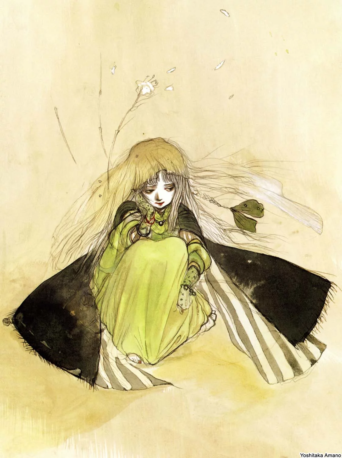 Yoshitaka Amano — The Lonely Virgin — The Virgin