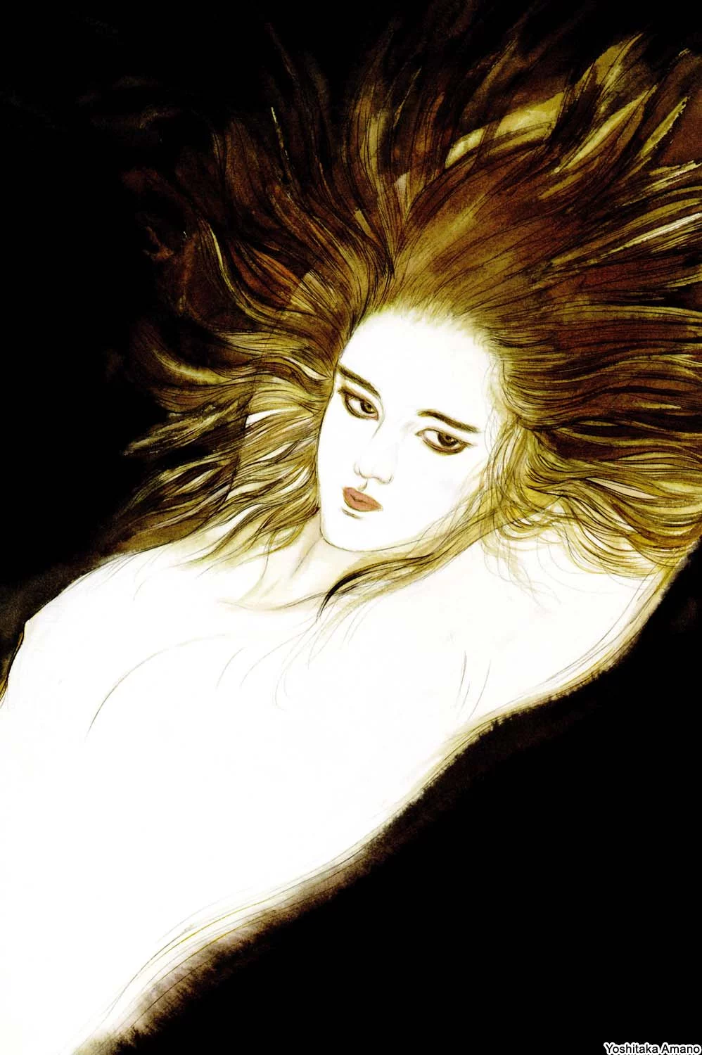 Yoshitaka Amano — The Ethereal Virgin — The Virgin