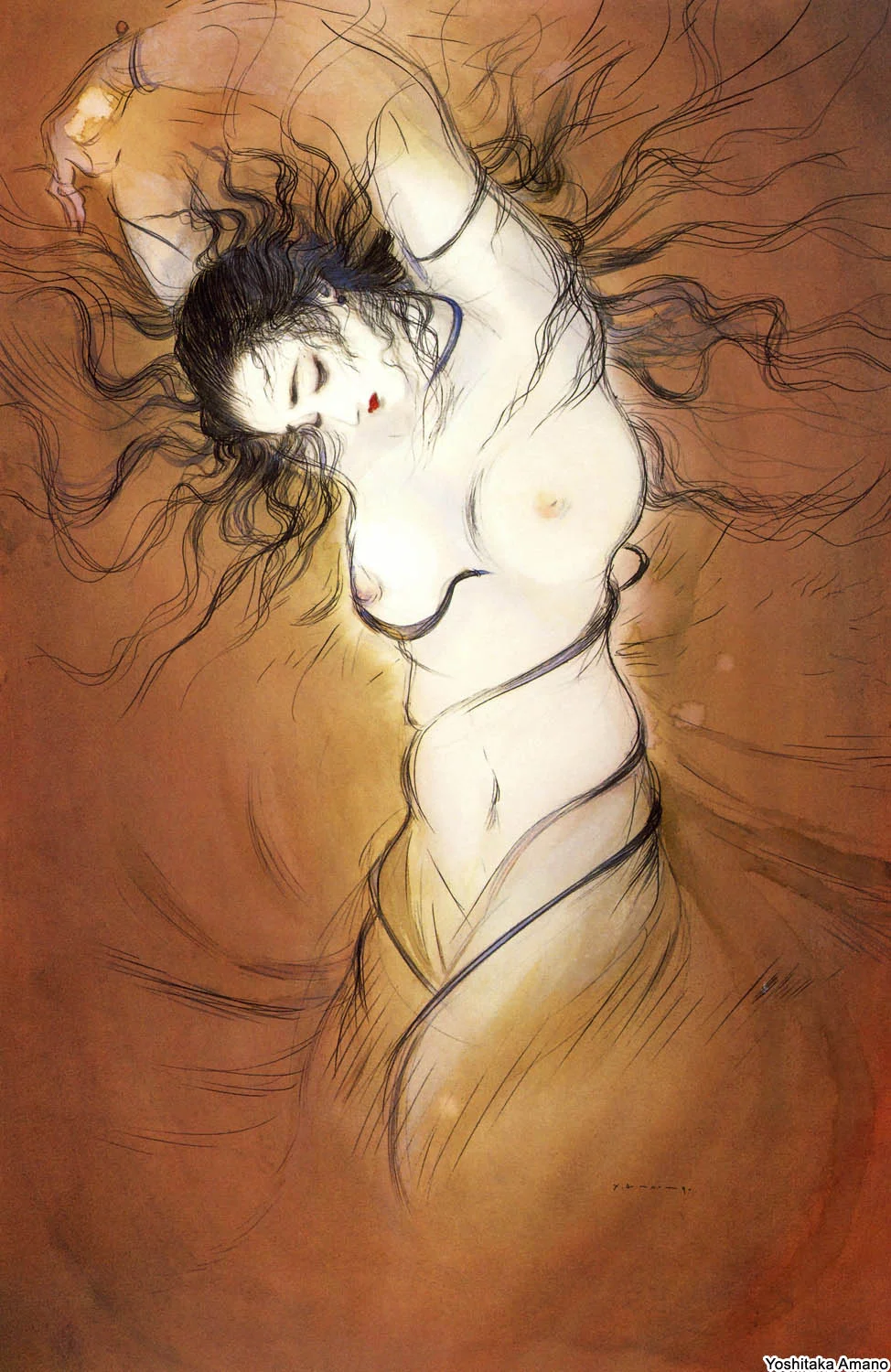 Yoshitaka Amano — The Ethereal Virgin — The Virgin