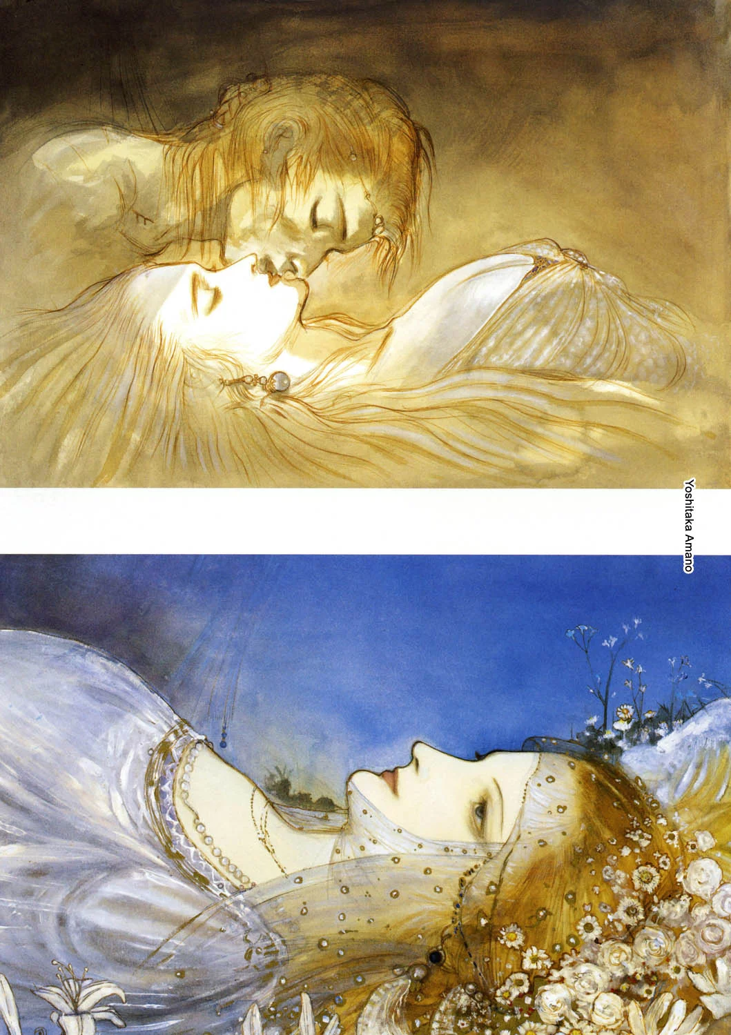 Yoshitaka Amano — The Virgin with Two Faces — The Virgin