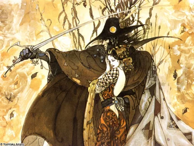 Yoshitaka Amano — The protective embrace