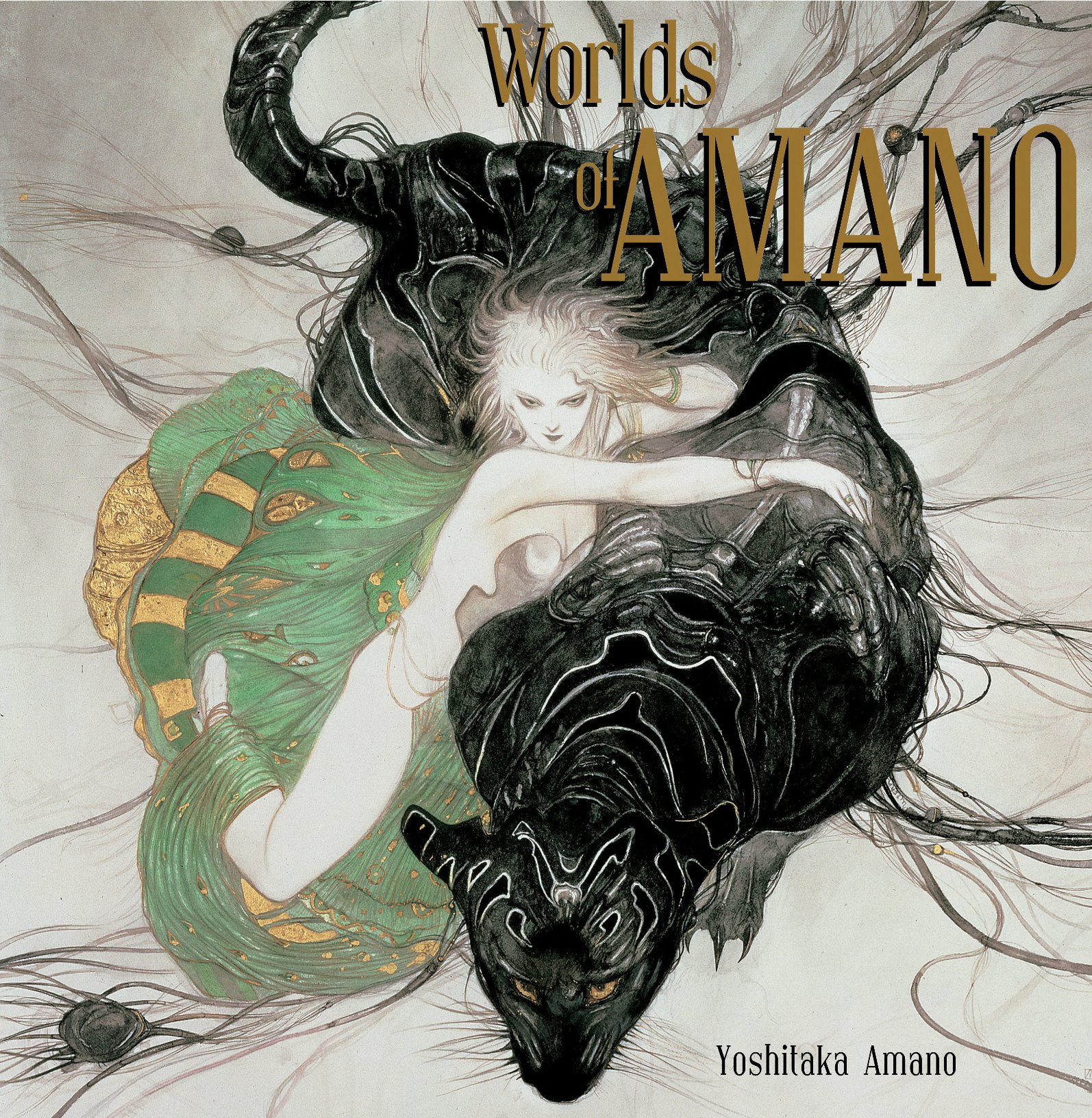 Yoshitaka Amano — The Lady and the Black Tiger — Worlds of Amano