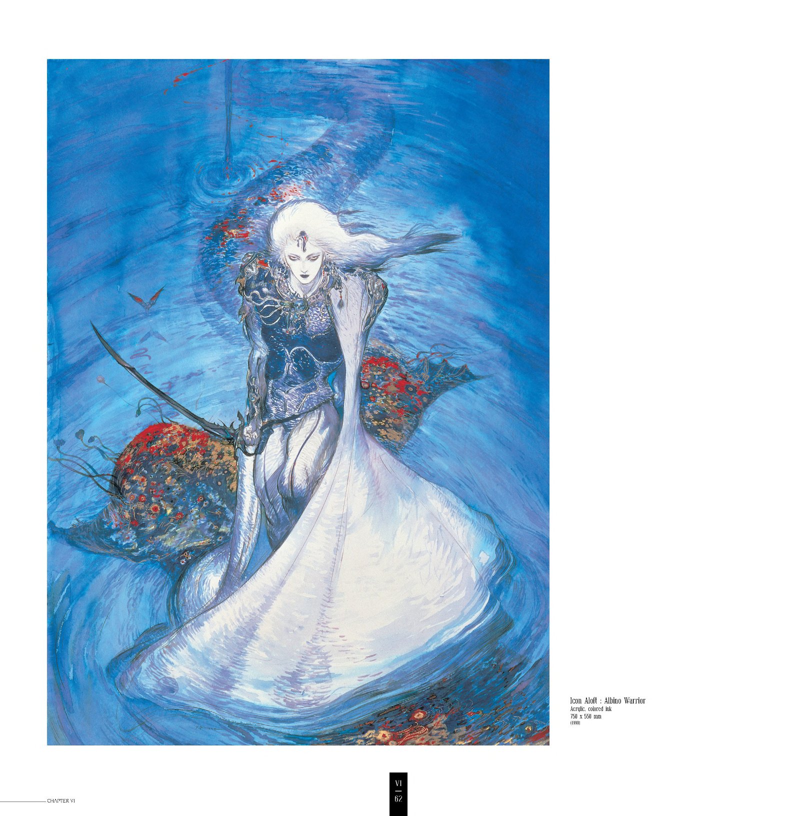 Yoshitaka Amano — Albino Warrior — Worlds of Amano