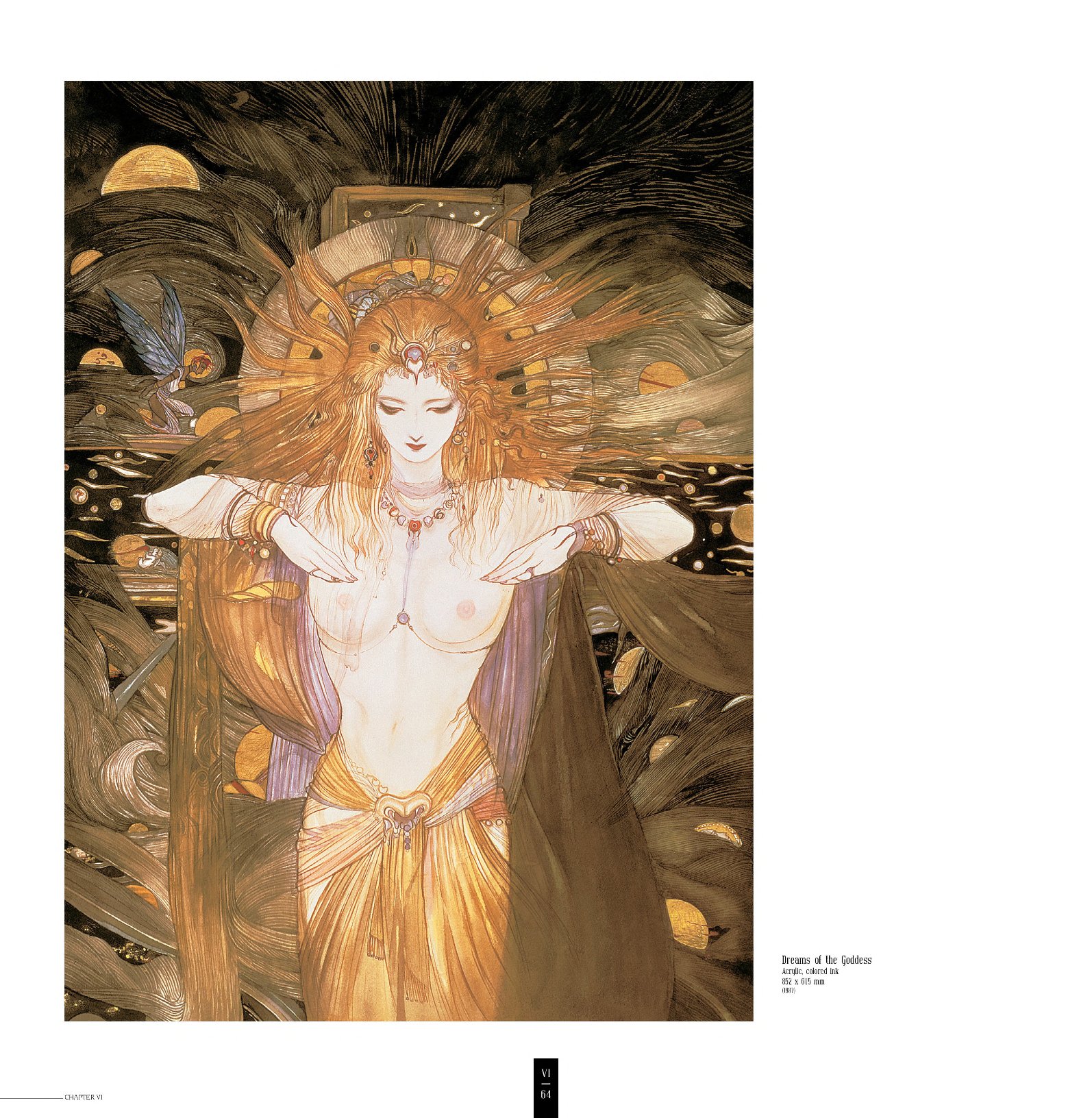 Yoshitaka Amano — Dreams of the Goddess — Worlds of Amano
