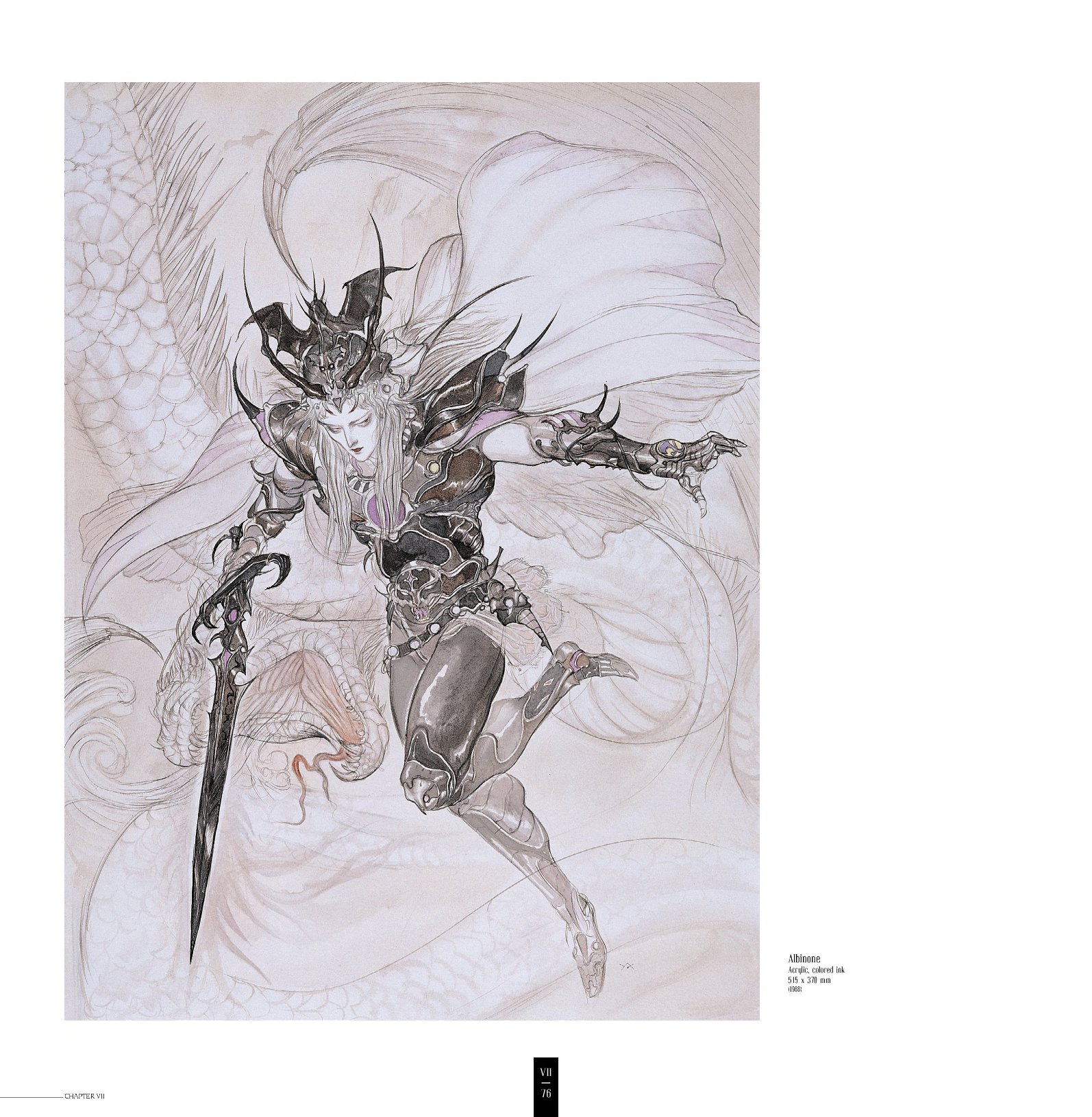 Yoshitaka Amano — Chevalier Albino — Worlds of Amano